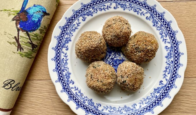 polpette con ricotta e spinaci