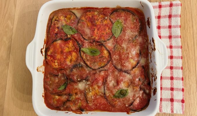 parmigiana di melanzane grigliate