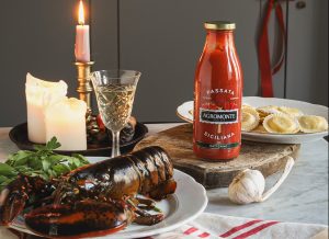 Ravioli di burrata all’astice