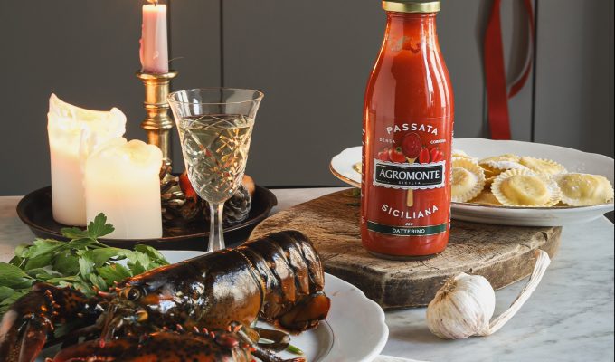 Ravioli di burrata all’astice