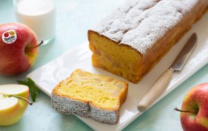 Plumcake alle mele Pinova Val Venosta