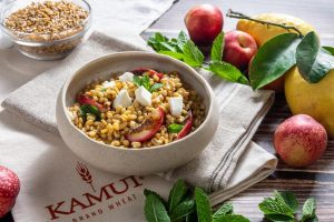 insalata fredda pesche e monzzarella