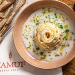 Linguine con crema di pane