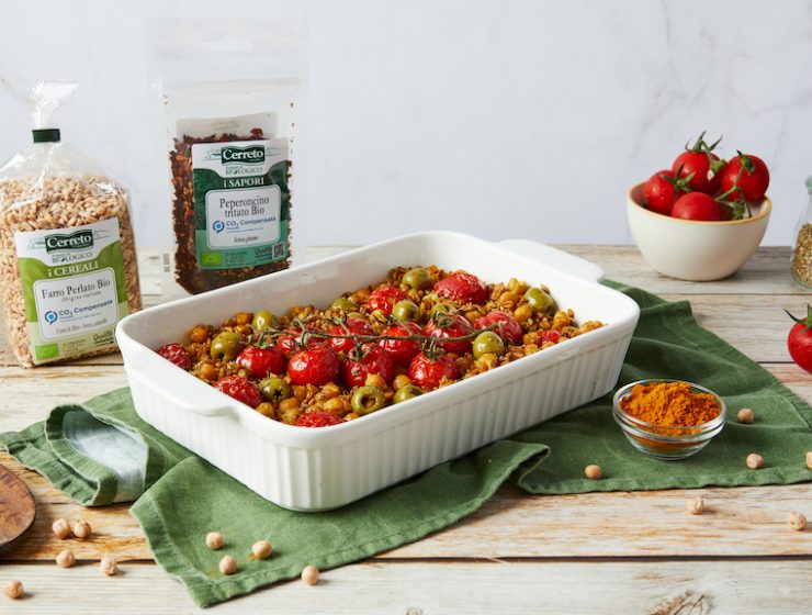 teglia marocchina farro e ceci
