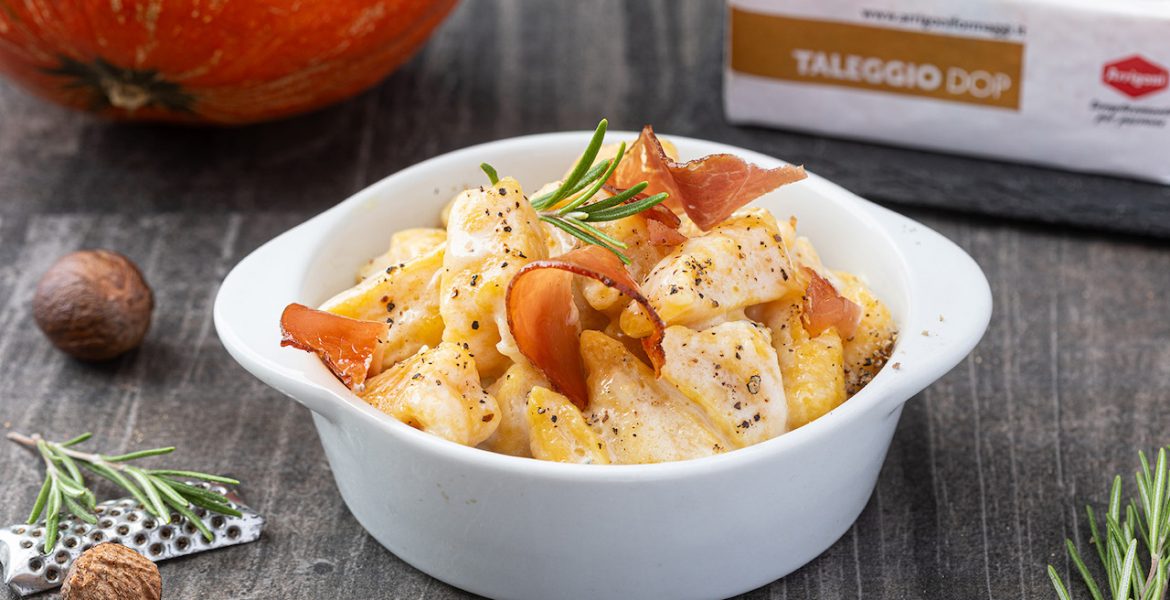 Gnocchi di zucca con Taleggio